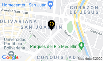 Mapa de Colchones Comfortflex en Medellín