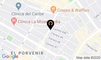 Mapa de Colchones Confort en Barranquilla