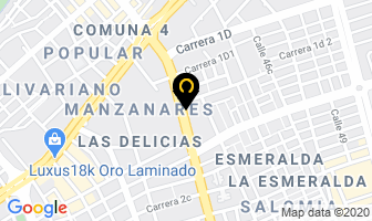 Mapa de Colchones Coronado Occidente en Cali