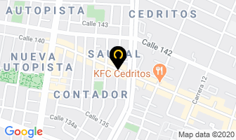 Mapa de Colchones Cupido en Bogotá D.C