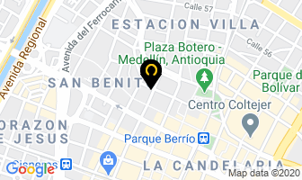 Mapa de Colchones D.c. en Medellín