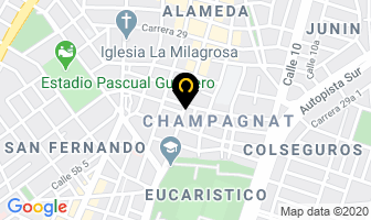 Mapa de Colchones Divalle en Cali