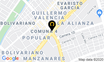 Mapa de Colchones El Dorado S.a. en Cali