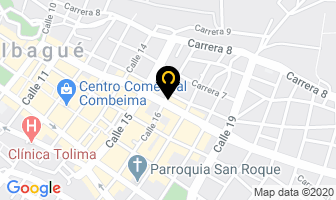 Mapa de Colchones El Principe en Ibagué