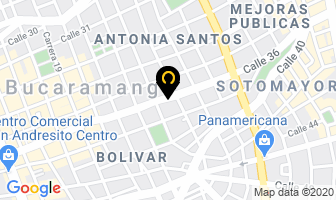 Mapa de Colchones Estelar en Bucaramanga