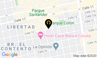 Mapa de Colchones Germán De Colombia en Cúcuta