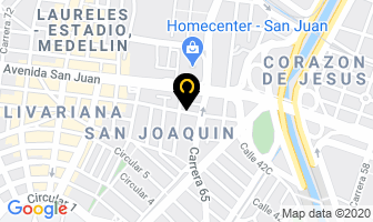 Mapa de Colchones Medellín en Medellín