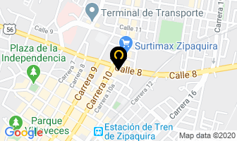 Mapa de Colchones Moviflex en Zipaquirá