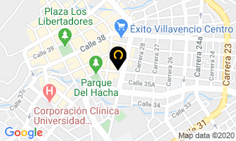 Mapa de Colchones Omega en Villavicencio