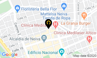 Mapa de Colchones Omega en Neiva