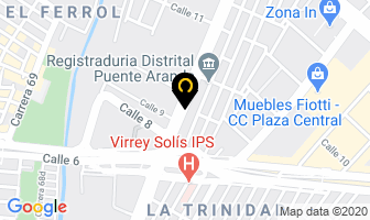 Mapa de Colchones Puntoflex en Bogotá D.C