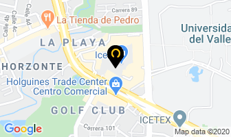 Mapa de Colchones Serta Colombia S.a. en Cali