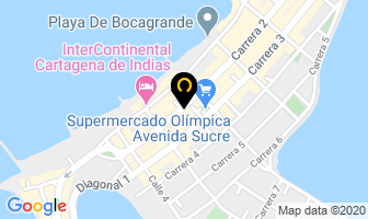 Mapa de Colchones Spring en Cartagena