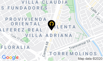 Mapa de Colchones Váquiro en Bogotá D.C