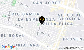 Mapa de Colchones Y Espumas El Rincon en Bogotá D.C