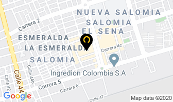 Mapa de Colchones Y Muebles 5 Estrellas en Cali