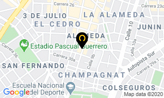 Mapa de Colchones Y Muebles Piolín en Cali