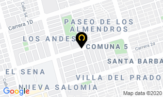 Mapa de Colchones Y Muebles Vallejo en Cali