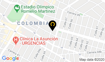 Mapa de Colcobranzas Ltda. en Barranquilla