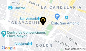 Mapa de Colcolchones en Medellín