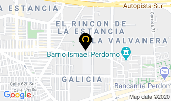 Mapa de Colcueros S.a. en Bogotá D.C