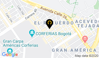 Mapa de Colcultura O.C. en Bogotá D.C