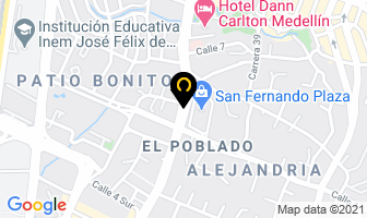 Mapa de Coldiseño en Medellín