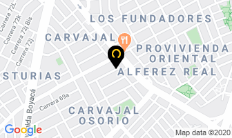 Mapa de Coldismec Security Ltda. en Bogotá D.C