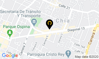 Mapa de Colegio Adorable Infancia en Chía