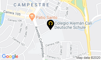 Mapa de Colegio Alemán en Cali
