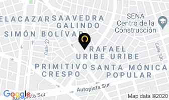 Mapa de Colegio Americano La Floresta en Cali