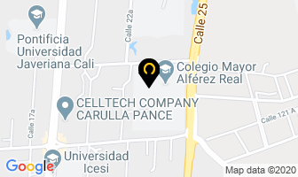 Mapa de Colegio Anglo Americano en Cali