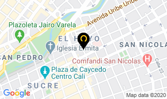 Mapa de Colegio Bautista Cali. en Cali