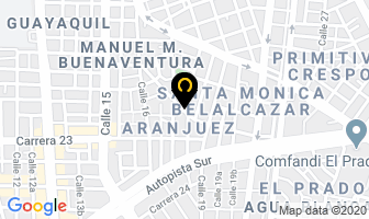 Mapa de Colegio Casa Evangélica en Cali