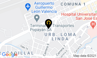 Mapa de Colegio Champagnat en Popayán