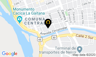Mapa de Colegio De La Valvanera en Neiva