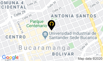 Mapa de Colegio Incades en Bucaramanga