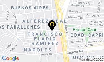 Mapa de Colegio Internado San Antonio en Cali