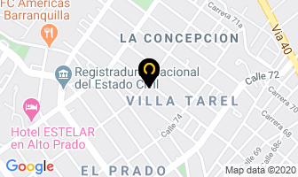 Mapa de Colegio La Academia en Barranquilla