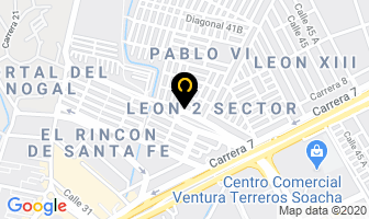 Mapa de Colegio León Magno en Soacha