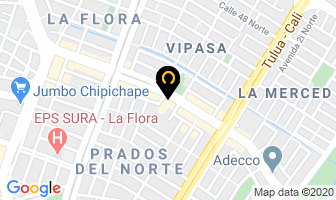 Mapa de Colegio Leonístico La Merced en Cali