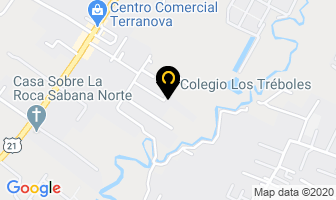 Mapa de Colegio Los Treboles en Chía