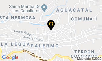 Mapa de Colegio Microempresarial José Pardo López en Cali