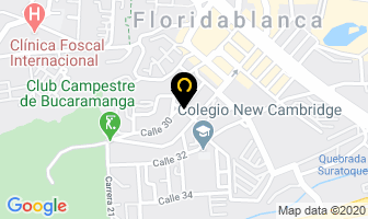 Mapa de Colegio Monteclaro en Floridablanca