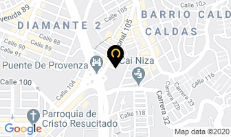 Mapa de Colegio Niños Alegres en Bucaramanga