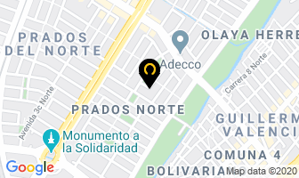 Mapa de Colegio Pensamiento en Cali