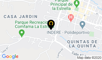 Mapa de Colegio Rudolf Steiner en La Estrella