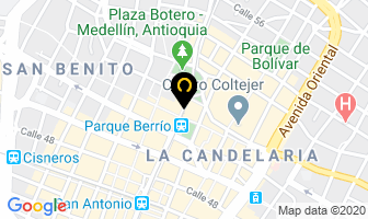 Mapa de Colegio Waldorf El Maestro en Medellín