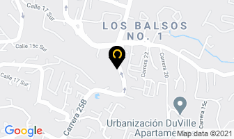 Mapa de Colegios Virtuales en Medellín