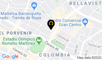Mapa de Colfecar en Barranquilla